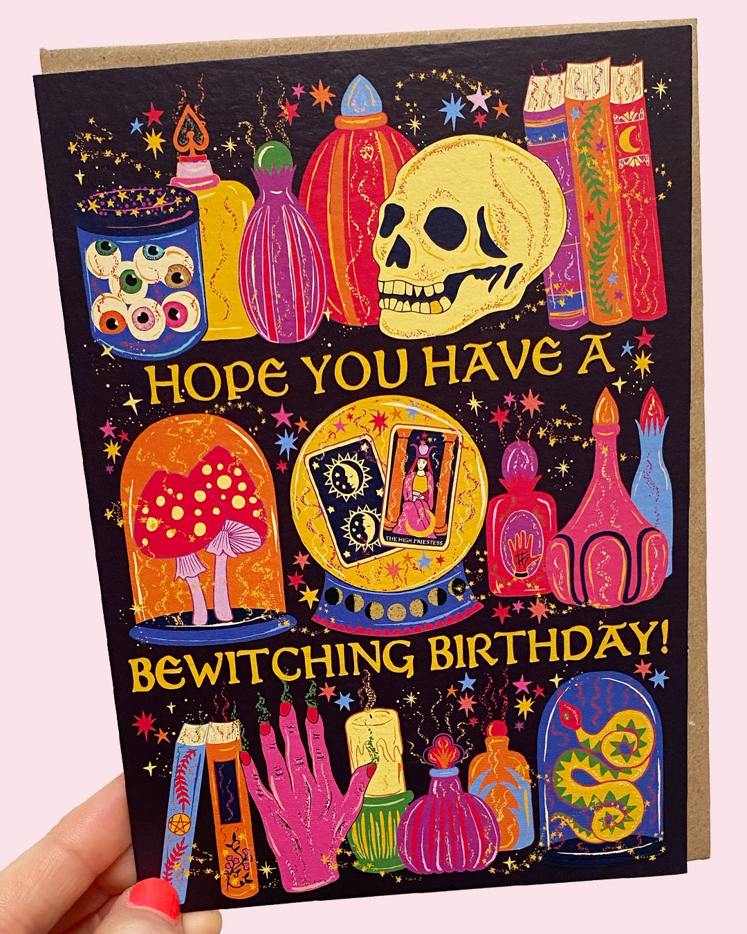 Bewitching Birthday Card - Spooky Witchy Birthday Card
