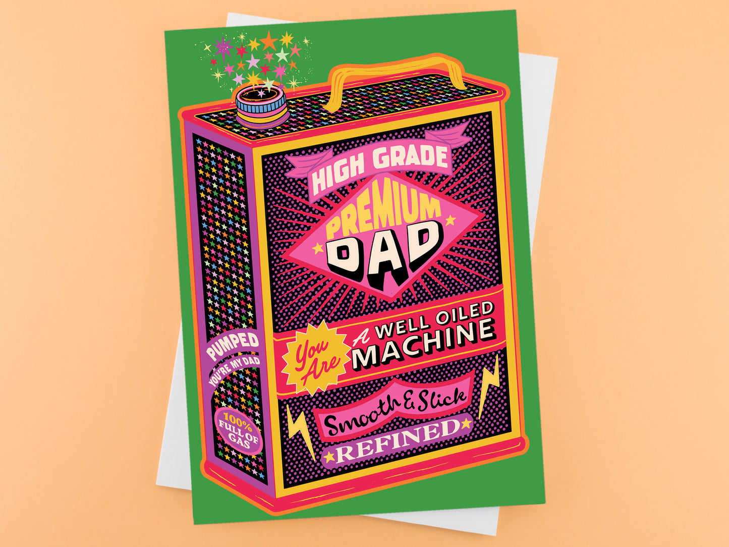 Premium Dad - Father's Day Card - Dad Birthday card - Thank you Dad card