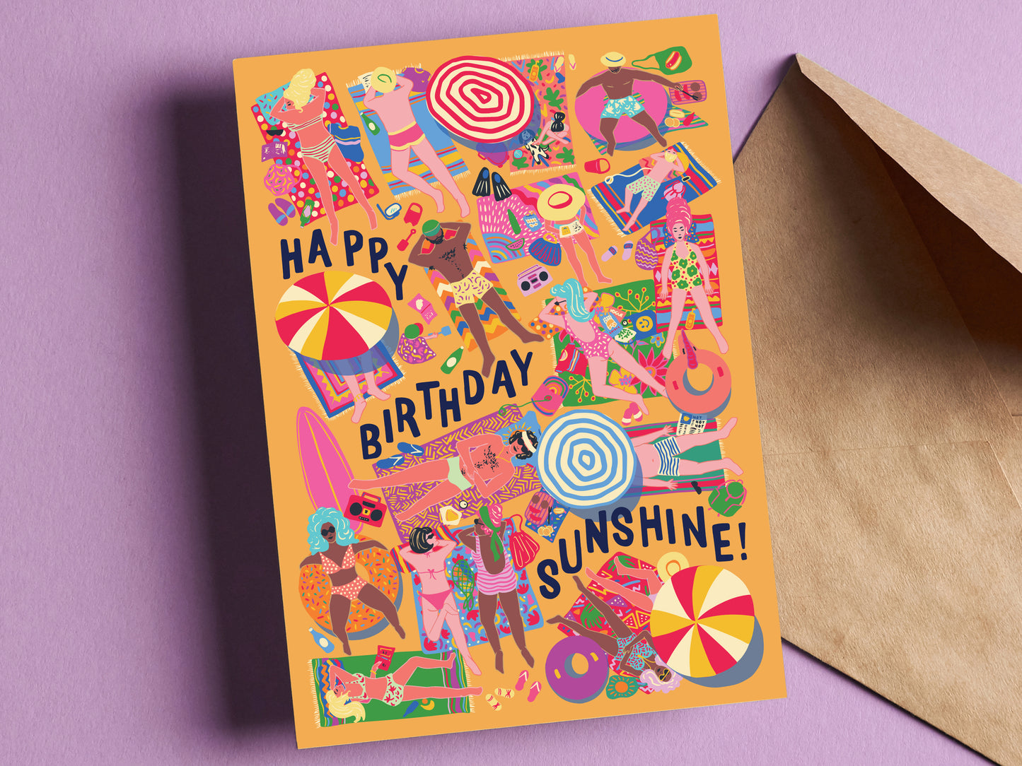 Happy Birthday Sunshine Greeting Card
