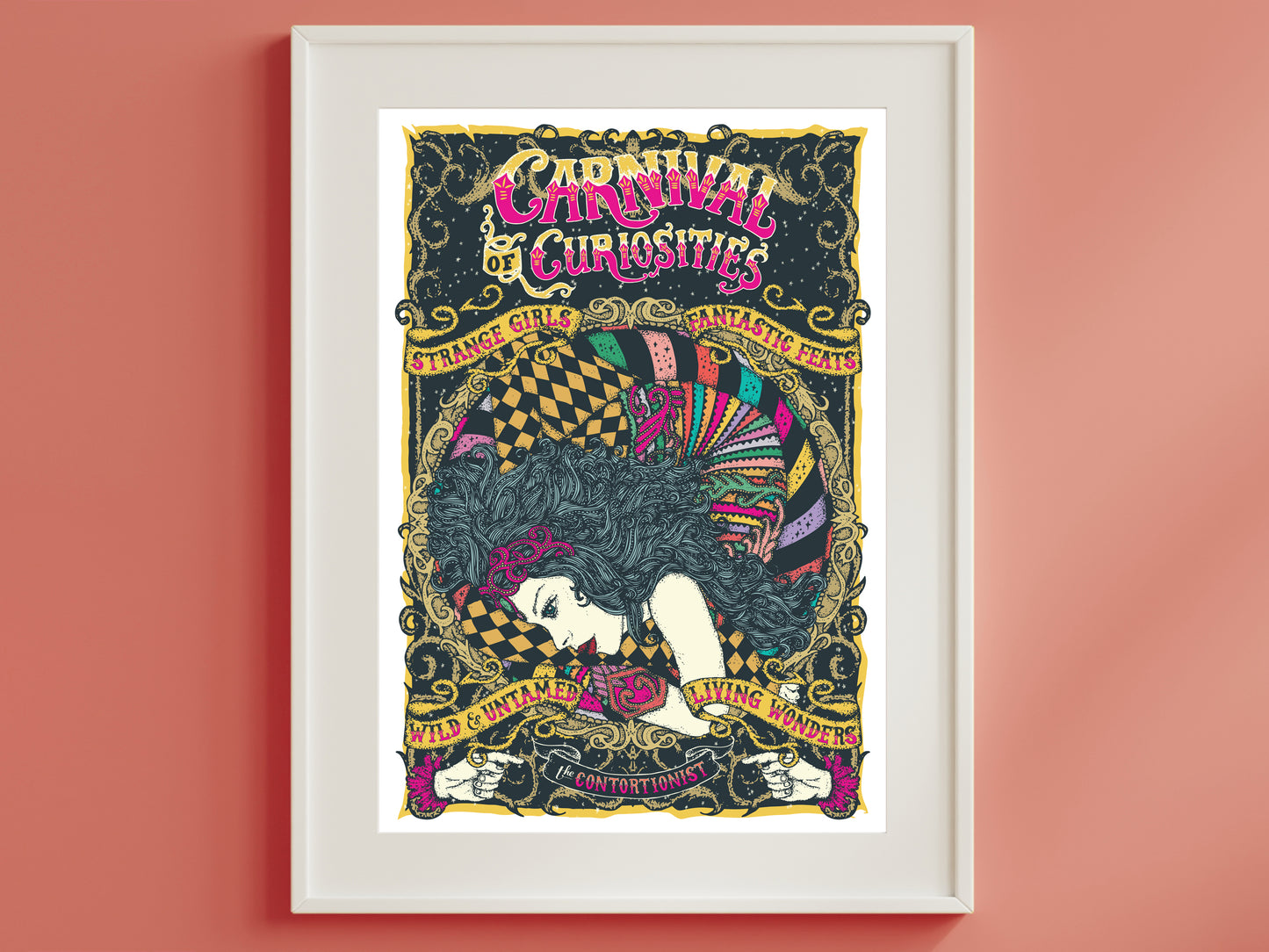 Circus Poster - Contortionist Print