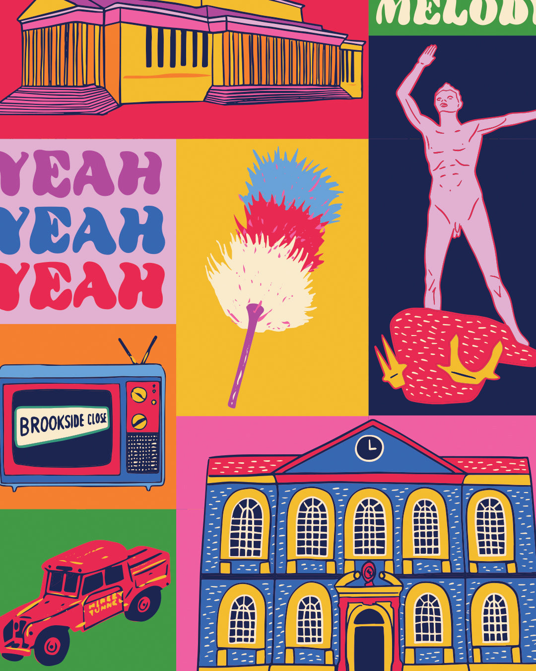 Liverpool Poster - Liverpool England Art Print - Graduation - Housewarming Gift