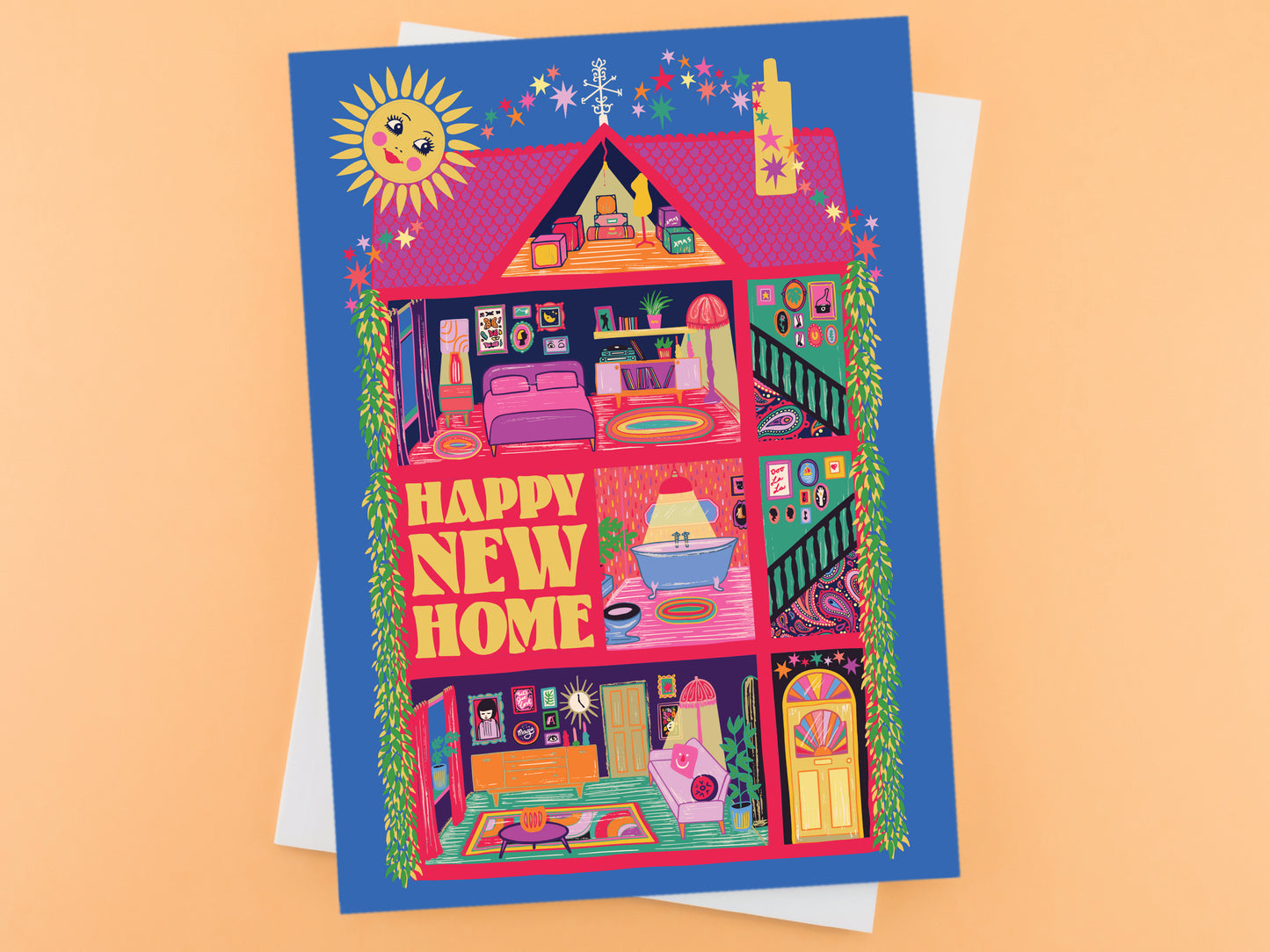 Happy New Home Housewarming Greeting Card