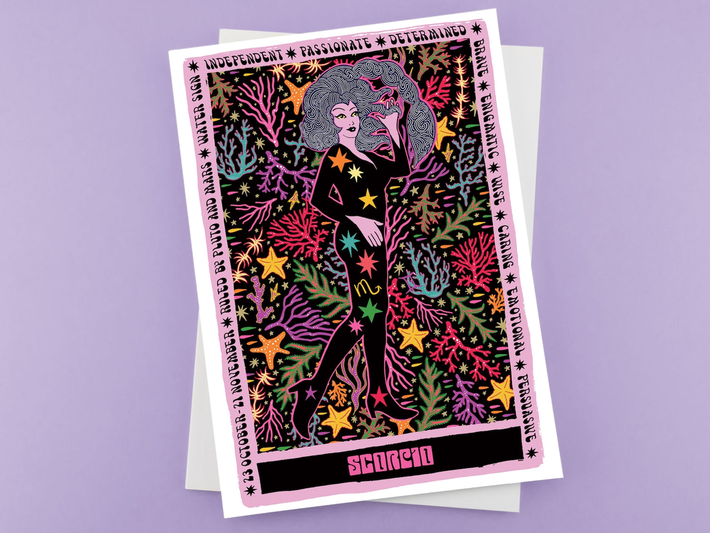 Scorpio Zodiac Greeting Card