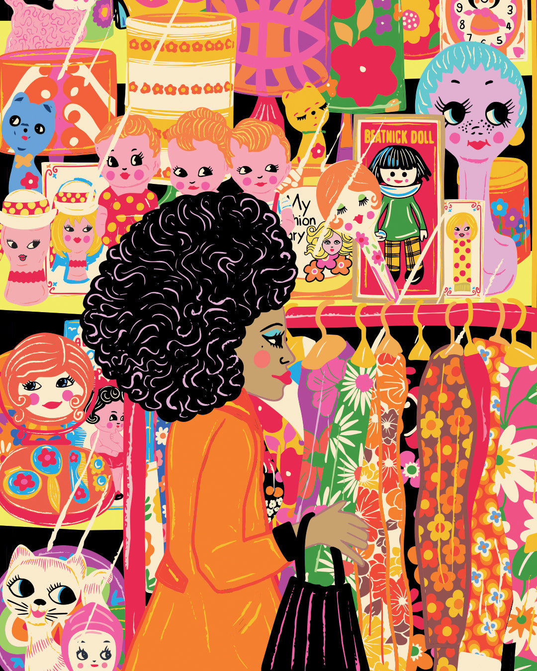 Vintage Shop Front - Thrift / Thrifting Print - Vintage Market Poster - Birthday - Christmas - New Home