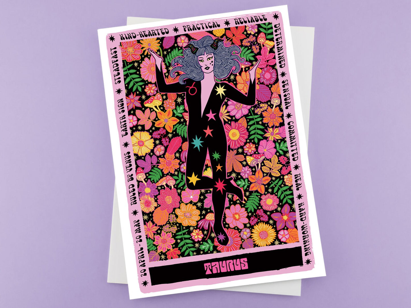 Taurus Zodiac Greeting Card