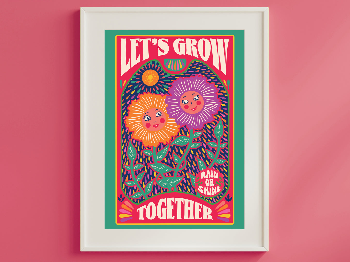 Let's Grow Together Print
