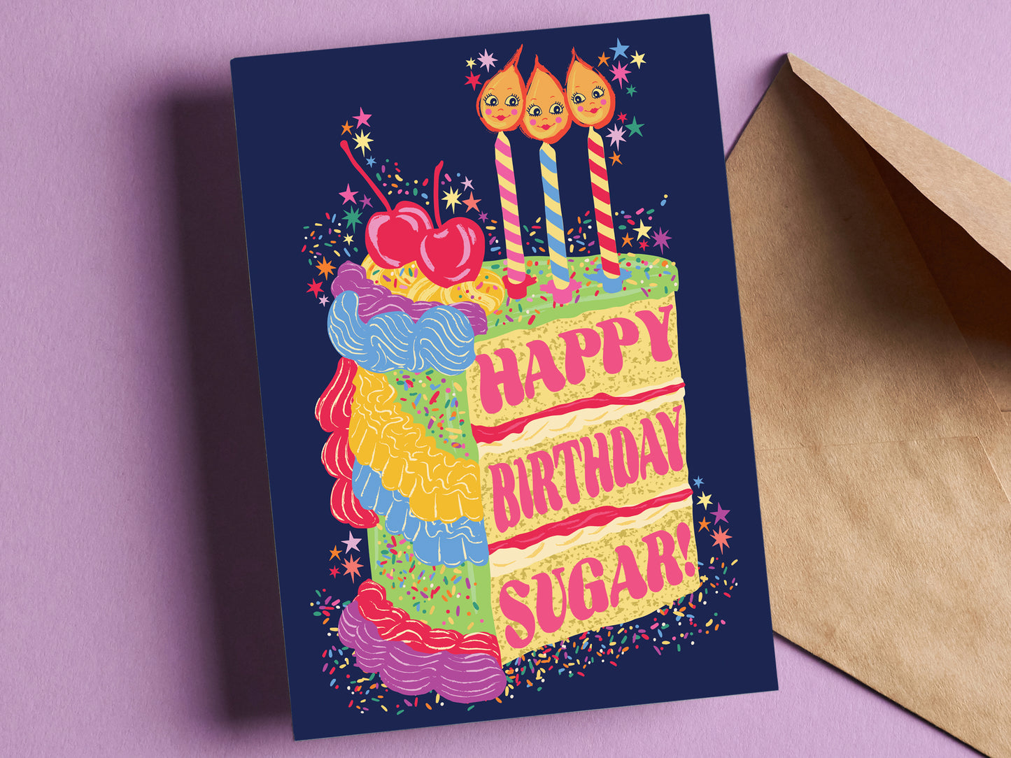 Happy Birthday Sugar Greeting Card