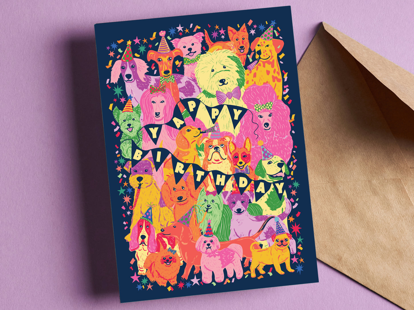 Yappy Birthday Card - Dog Birthday Card