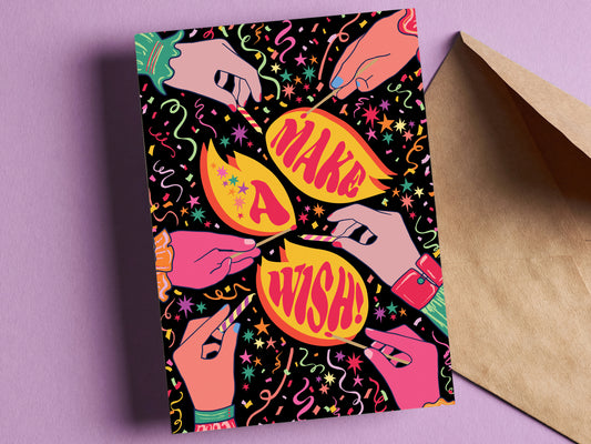 Make A Wish Birthday Card