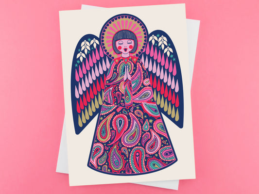Angel Christmas Greeting Card