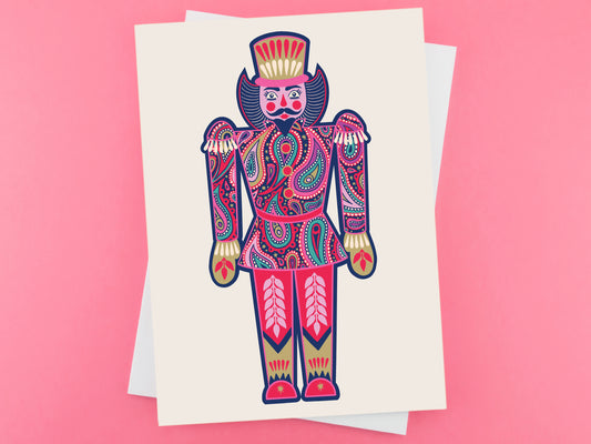 Nutcracker Christmas Greeting Card