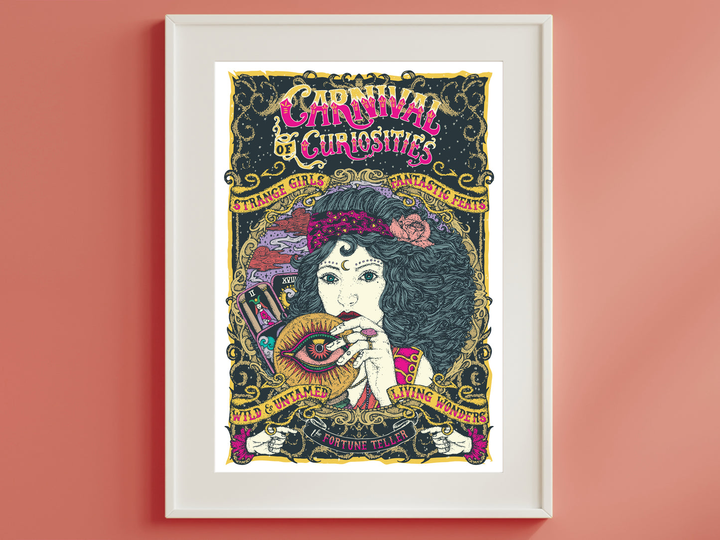 Circus Poster - Fortune Teller Print