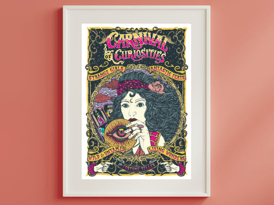Circus Poster - Fortune Teller Print