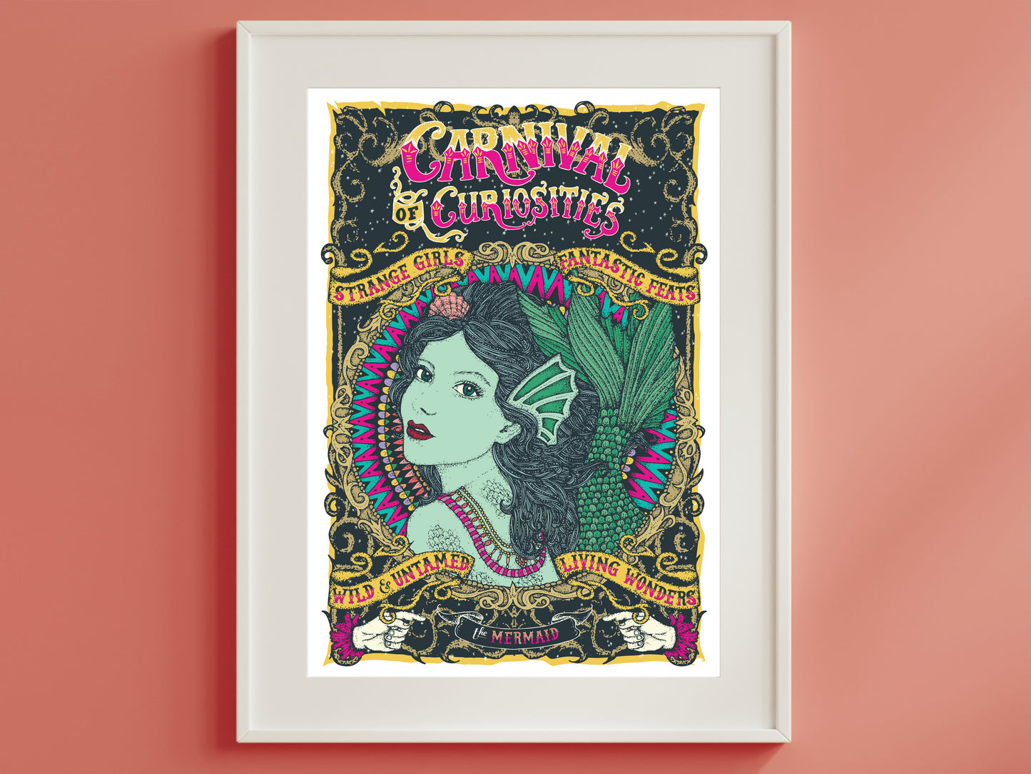 Circus Poster - Mermaid Print