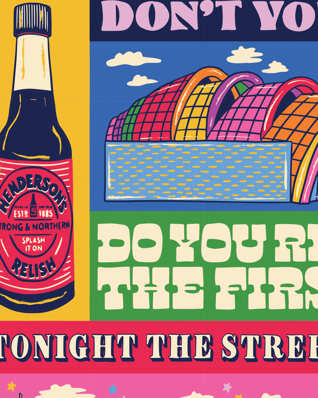 Sheffield Poster - Sheffield South Yorkshire England Art Print - Graduation - Housewarming Gift