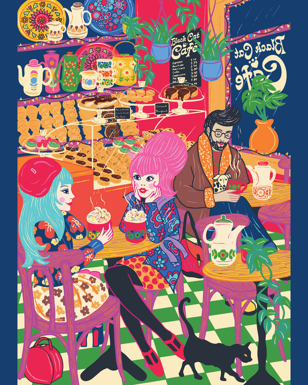 Coffee Shop Art Print -Café Poster