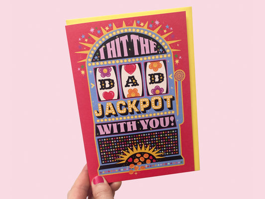 Dad Jackpot - Father's Day Card - Dad Birthday card - Thank you Dad card