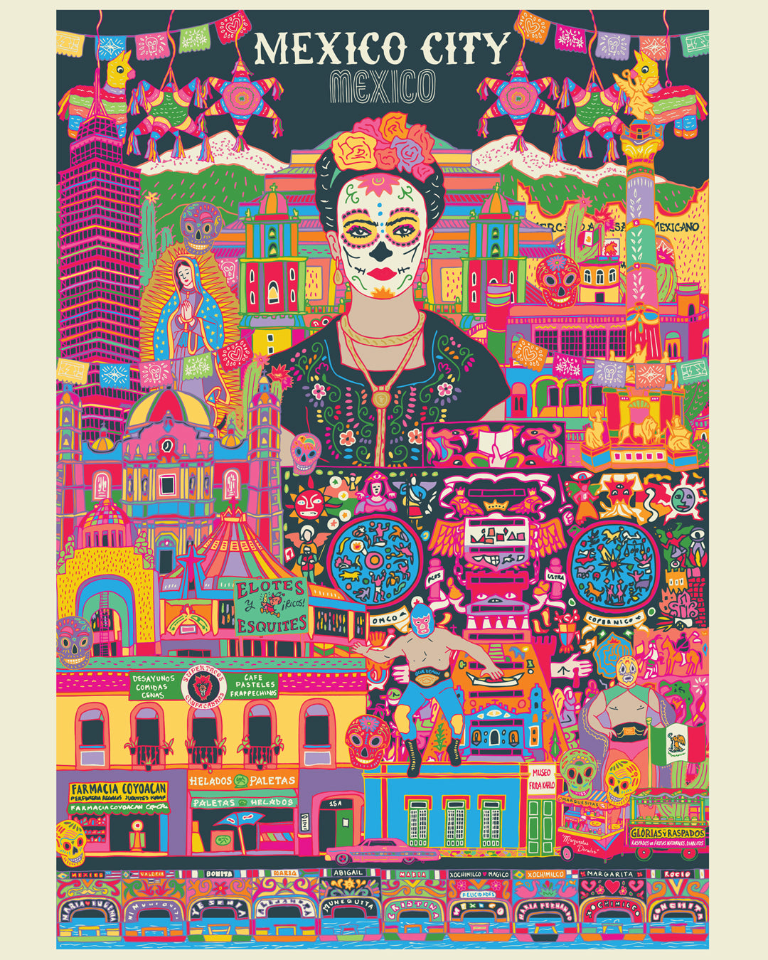 Mexico City Poster - Mexico Travel Print
