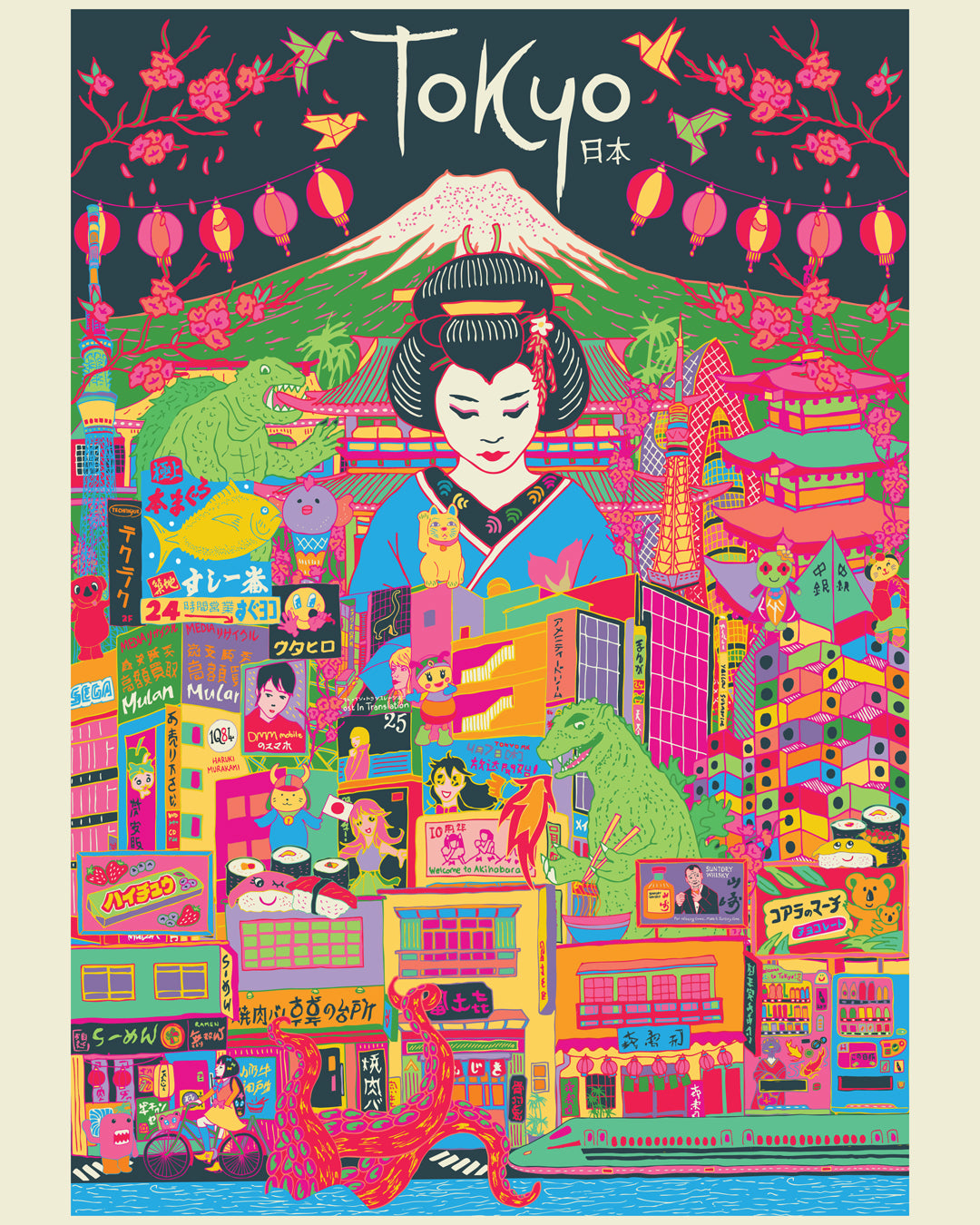 Tokyo Japan Poster - Japan Travel Print