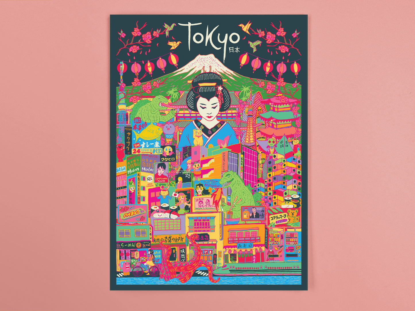 Travel Postcards - Pack Of Five - Mexico City - London - Berlin - Tokyo - Paris